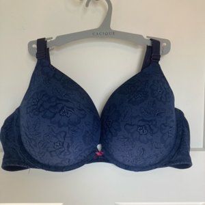 Lane Bryant Cacique Blue Boost Plunge 44C